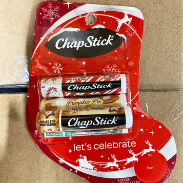 Chapstick Stocking Let's Celebrate